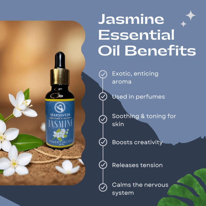 Sparshveda Jasmine Essential Oil for Aromatherapy & Skin - Image 4