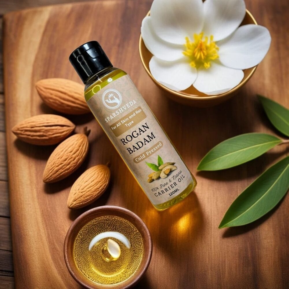 Almond oil, sweet almond oil, rogan badam, cold-pressed almond oil, natural almond oil, vitamin E oil, hair oil, skin oil, massage oil, aromatherapy oil, moisturizing oil, best almond oil, buy almond oil, pure almond oil, almond oil benefits, almond oil for hair, almond oil for skin.