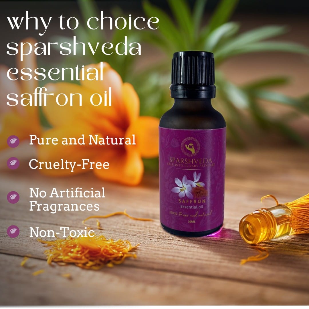 Sparshveda essential saffron oil