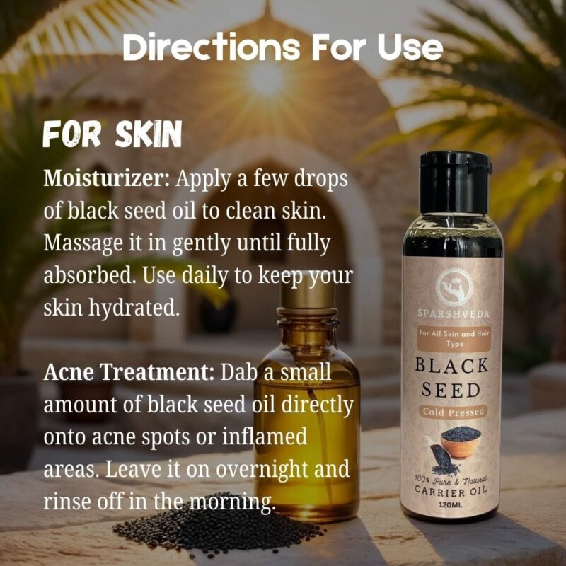Black Seed Oil, Kalonji Oil, Sparshveda, Organic Black Seed Oil, Cold Pressed Kalonji Oil, Hair and Skin Care, Natural Remedy, Essential Oils, Pure Kalonji Oil, Ayurvedic Oil