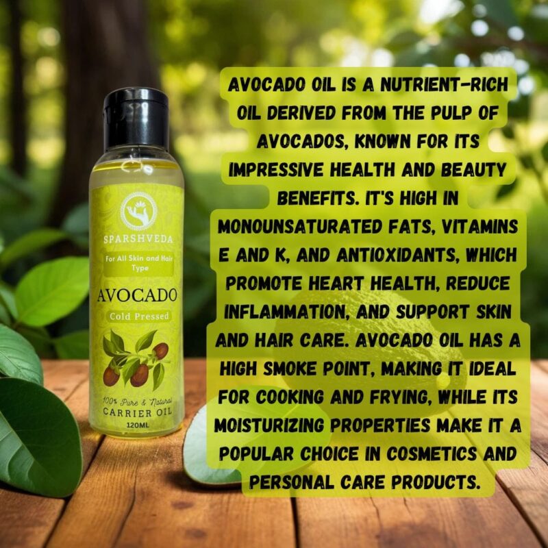Sparshveda Avocado Cold Pressed Oil - Image 6