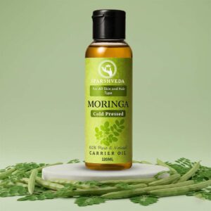 Moringa Oil, Cold-Pressed Moringa Oil, Moringa Oil for Hair, Moringa Oil for Skin, Moringa Oil Benefits, Natural Moringa Oil, Organic Moringa Oil, Pure Moringa Oil, Sparshveda Moringa Oil, Buy Moringa Oil.