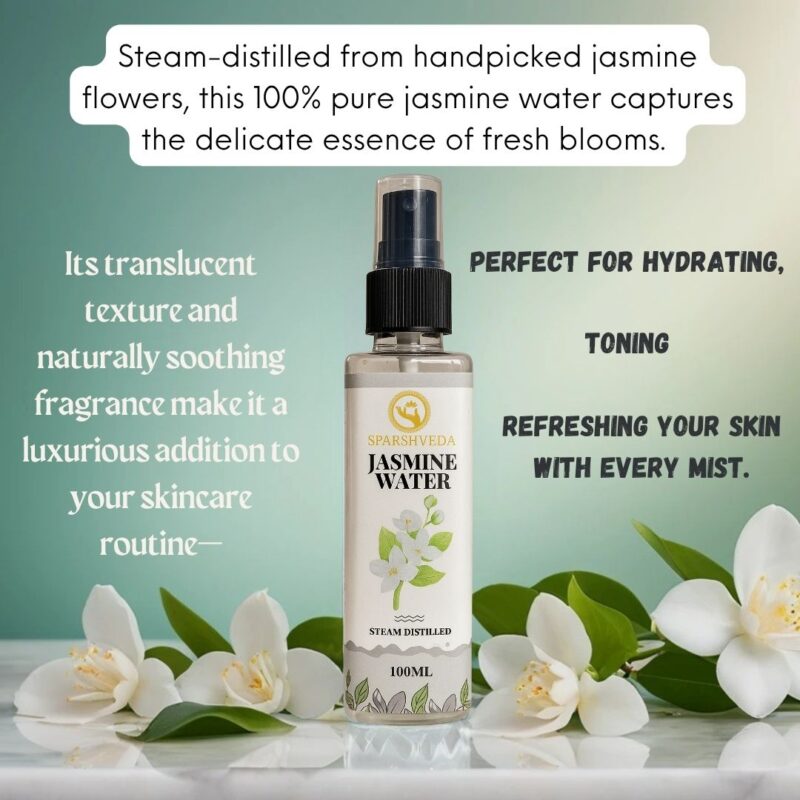sparshveda jasmine floral water