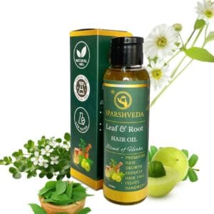 sparshveda leaf and root hair oil