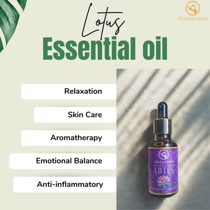 lotus essential oil benefits," "lotus essential oil uses," "lotus oil for skin," "lotus oil aromatherapy," "lotus oil diffuser," "lotus oil for hair," "lotus oil stress relief," "lotus oil relaxation," "lotus oil skincare," and "lotus oil massage