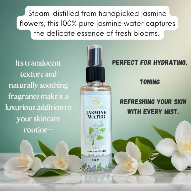 sparshveda jasmine floral water