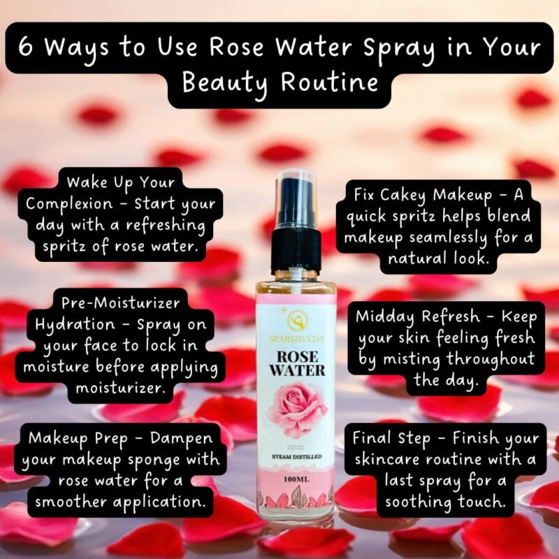 sparshveda rose water