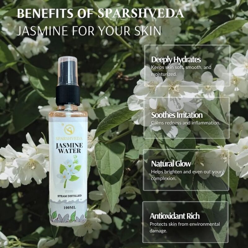 sparshveda jasmine floral water