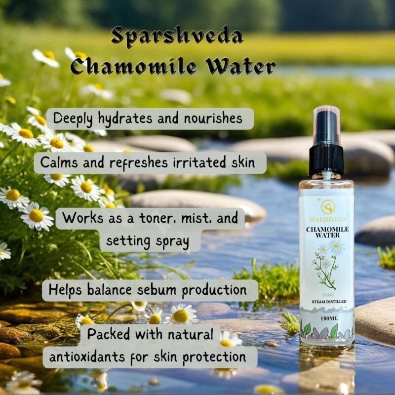 sparshveda chamomile floral water