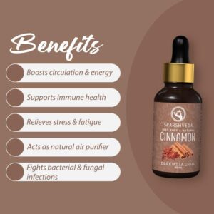 sparshveda cinnamon essential oil