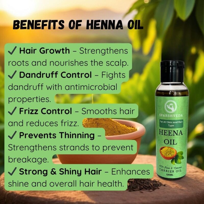 Sparshveda Heena (Mehandi) Cold Pressed Oil - Image 4