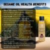 Sesame Cold-Pressed Oil, Gingelly Cold-Pressed Oil, Cold-Pressed Sesame Oil, Sesame Oil Benefits, Sesame Oil for Hair, Sesame Oil for Skin, Natural Sesame Oil, Pure Sesame Oil, Organic Sesame Oil, Sparshveda Sesame Oil, Sesame Oil for Massage, Sesame Oil for Cooking, Sesame Oil for Hair Growth, Sesame Oil for Skin Moisturizing, Sesame Oil for Oral Health (Oil Pulling), Sesame Oil for Body Massage, Sesame Oil for Joint Pain, Sesame Oil Reviews, Buy Sesame Oil, Where to Buy Sesame Oil, Best Sesame Oil, 100% Sesame Oil, Unrefined Sesame Oil, Cold-Pressed Sesame Oil for Skin, Cold-Pressed Gingelly Oil for Hair.