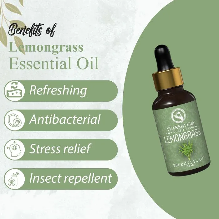 sparshveda lemongrass essential oil