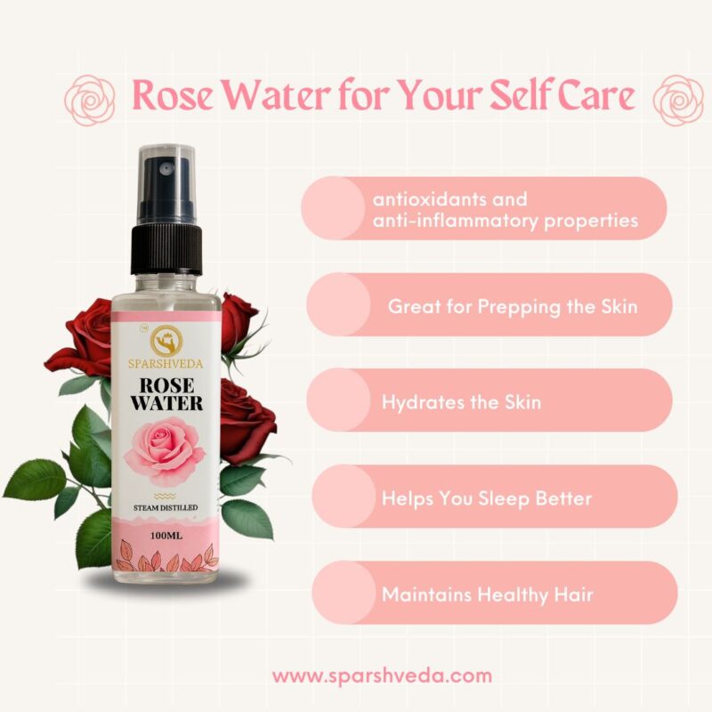 sparshveda rose water