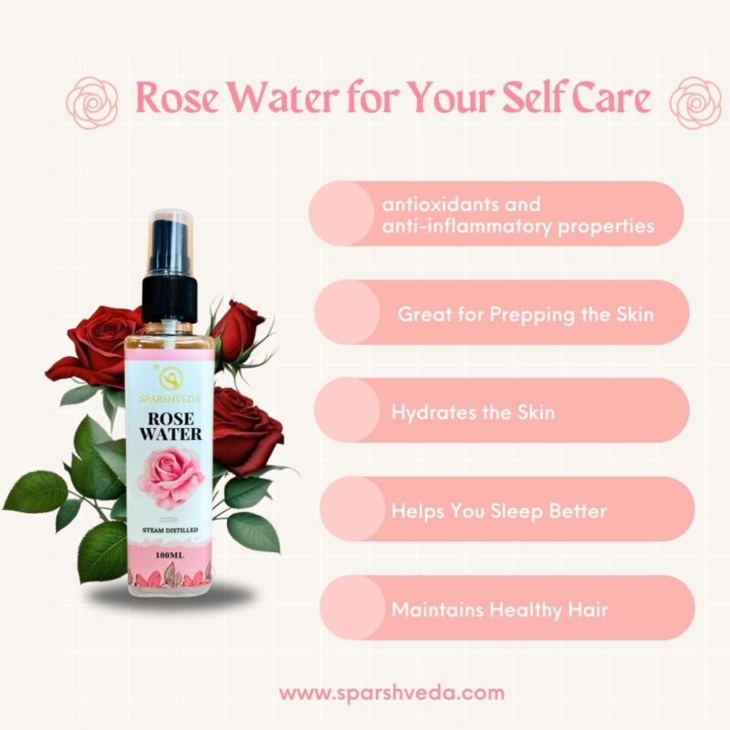sparshveda rose water