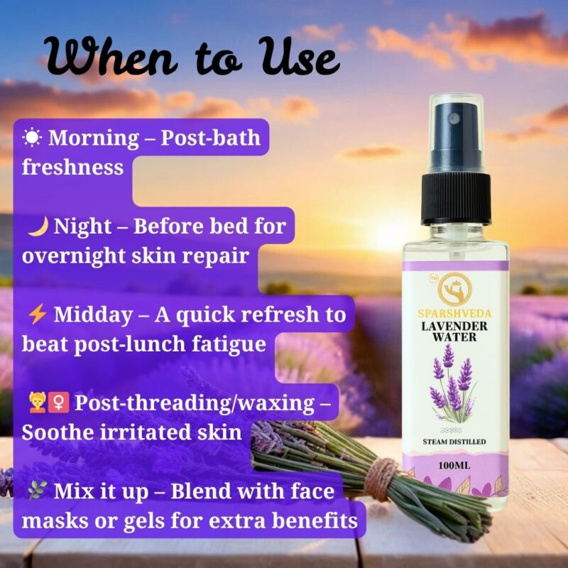 Sparshveda Lavender Water (100ml)