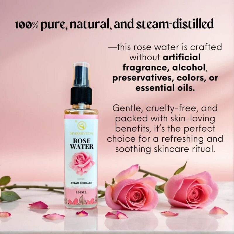 sparshveda rose water