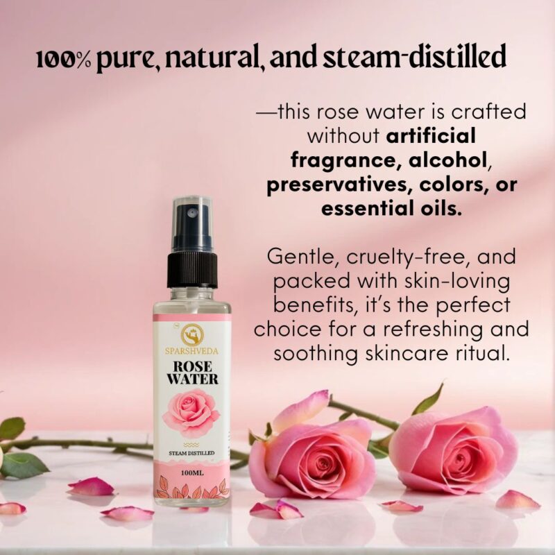 sparshveda rose water