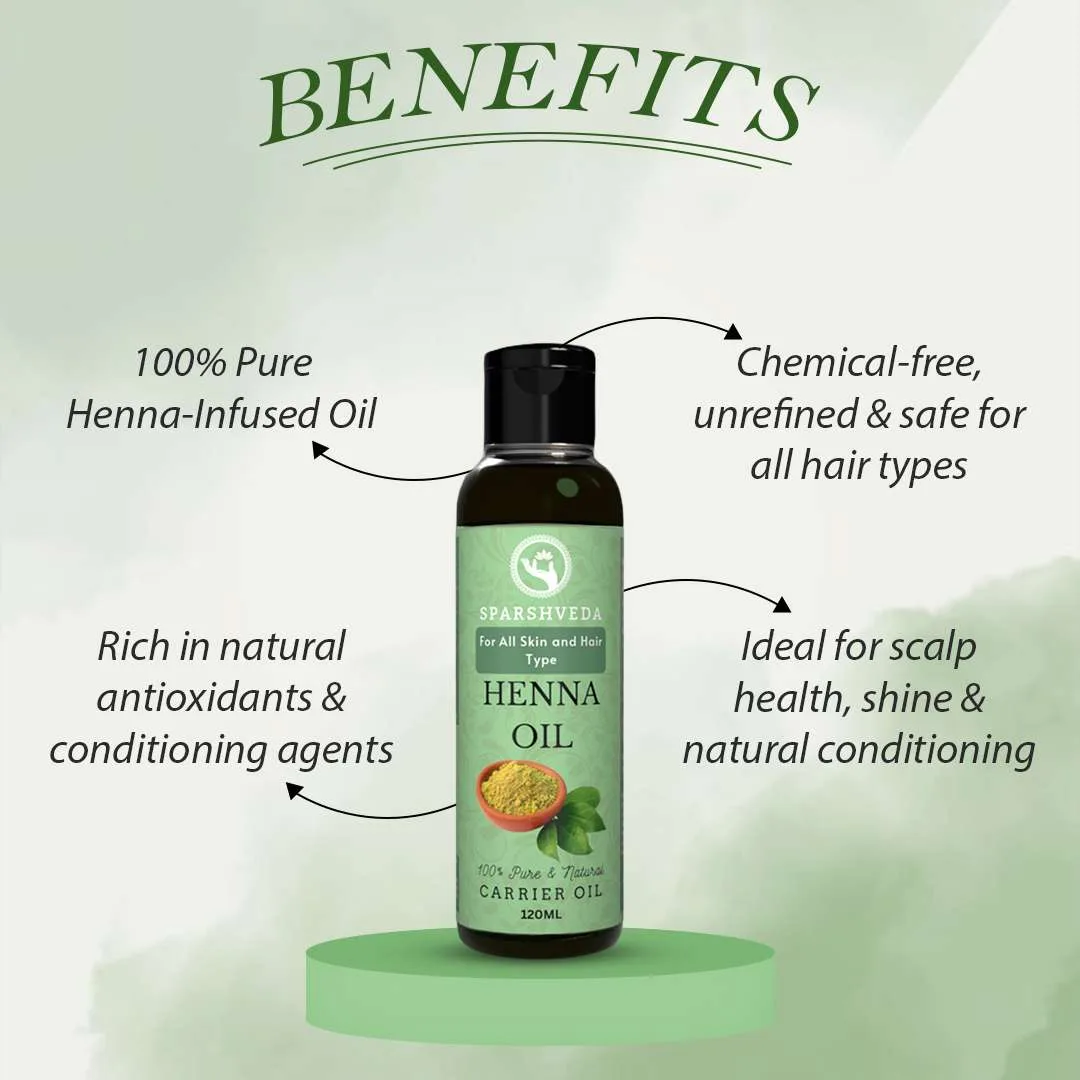 Sparshveda (Mehandi)Henna Oil (120ml) - Image 2