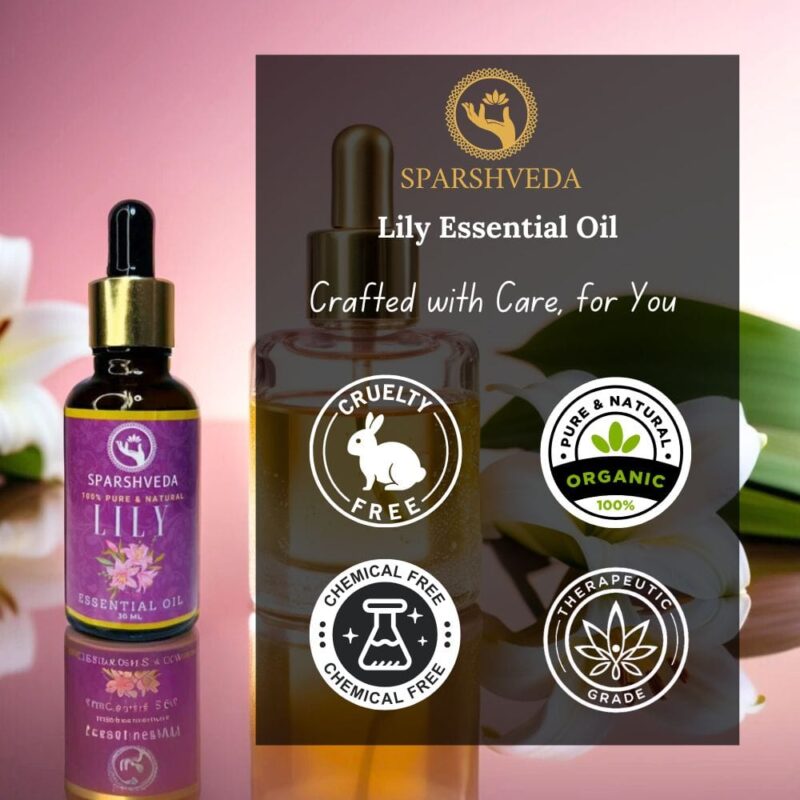 lily essential oil benefits," "lily essential oil uses," "lily oil for skin," "lily oil aromatherapy," "lily oil diffuser," "lily oil for hair," "lily oil stress relief," "lily oil relaxation," "lily oil skincare," and "lily oil massage.